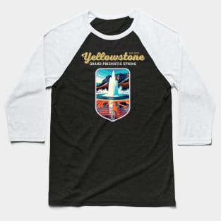 USA - NATIONAL PARK - YELLOWSTONE Grand Prismatic Spring - 1 Baseball T-Shirt